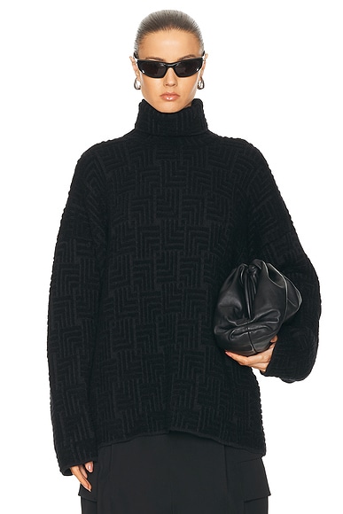 Straight Neck Relaxed Sweater