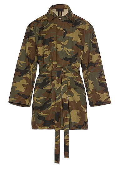 Camo Military Coat