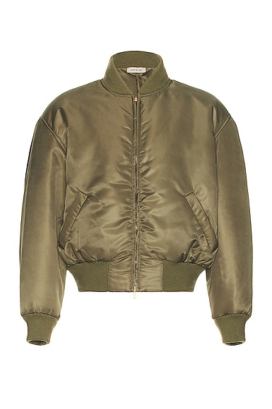 fear of god eternal collection ボンバージャケット Fear of God Eternal Bomber Jacket in Olive | FWRD