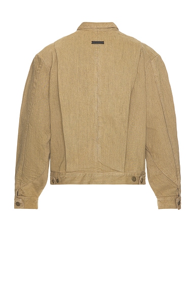 Shop Fear Of God 8th Denim Jacket In Deer