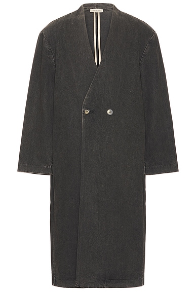 Fear of God Denim Duster in Vintage Black