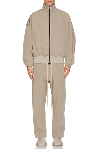 High Neck Vented Track Jacket