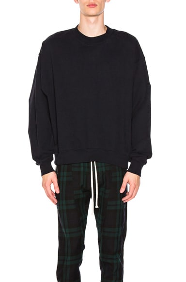 Fear of god heavy terry crewneck sweatshirt sales