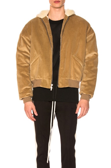 Fear of God Corduroy Alpaca Jacket in Tan FWRD