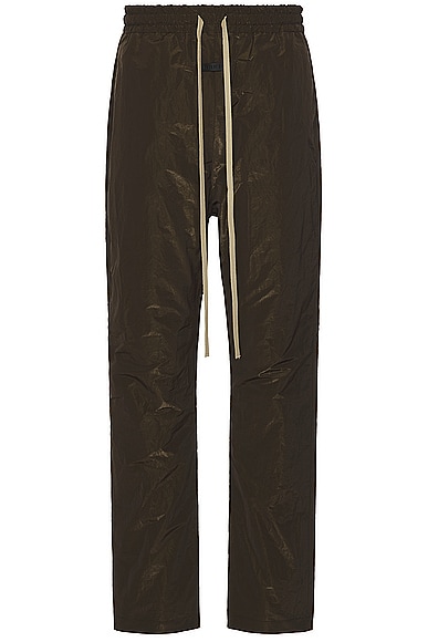 Fear of God Wrinkled Polyester Forum Pant in Chocolate