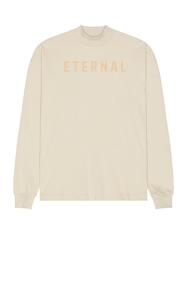 Shop Fear Of God Eternal Tshirt In Cement