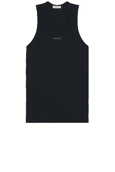 Fear of God Ribbed Tank in Black