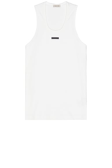 Fear of God Ribbed Tank in White
