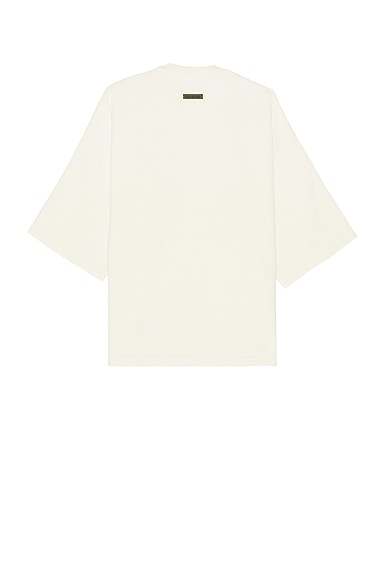 Shop Fear Of God Airbrush 8 Ss Tee In Cream