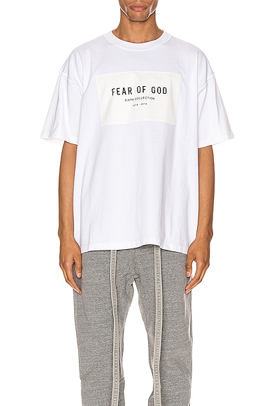 Fear of God 6th Collection Tee in White FWRD