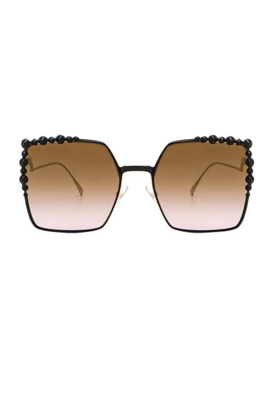 Square Embellished Sunglasses