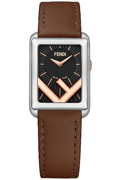 Fendi Runaway 22.5x32mm Watch in Brown