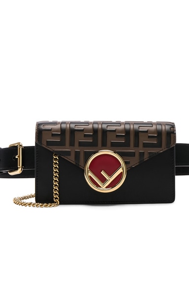 fendi embossed belt