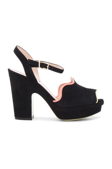 Fendi Mid Heel in Red Multi | FWRD