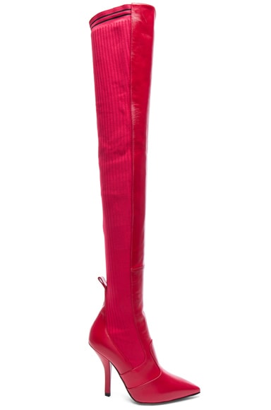 Rockoko Leather Over the Knee Boots