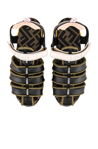 fendi t rex sandals