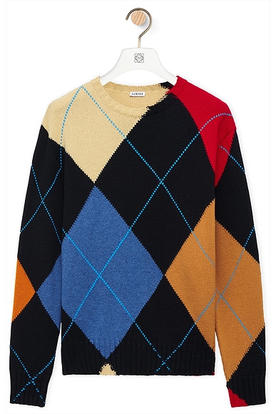 Raf Simons Disturbed Striped Cardigan in Dark Brown Green FWRD