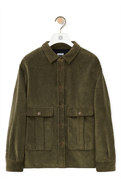 Amiri Reversible Denim Bomber Jacket in Indigo Green FWRD