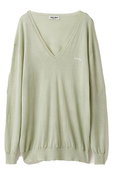 Balenciaga Medium Fit Hoodie in Mint FWRD