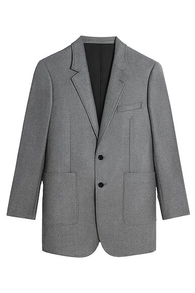 Isabel Marant Jaxen Blazer in Anthracite Ecru FWRD