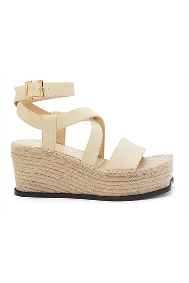 Jimmy choo tan wedges shop