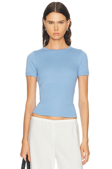 FLORE FLORE Car Tee in Baby Blue