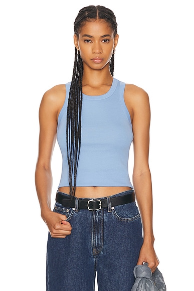 FLORE FLORE Hannah Tank Top in Baby Blue