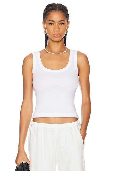 FLORE FLORE Hillie Tank Top in White