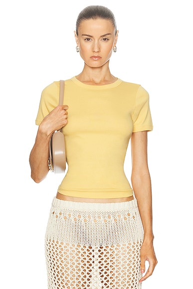 FLORE FLORE Car Tee in Buttercup