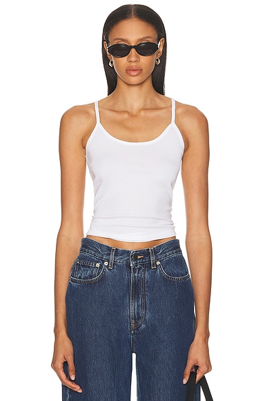 FLORE FLORE Bibi Cami Top in White