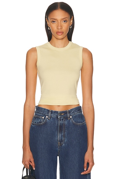 FLORE FLORE Esme Tank Top in Butter