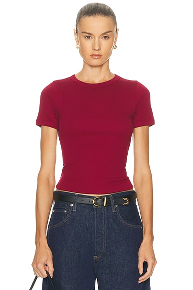 FLORE FLORE Car Tee in Cherry