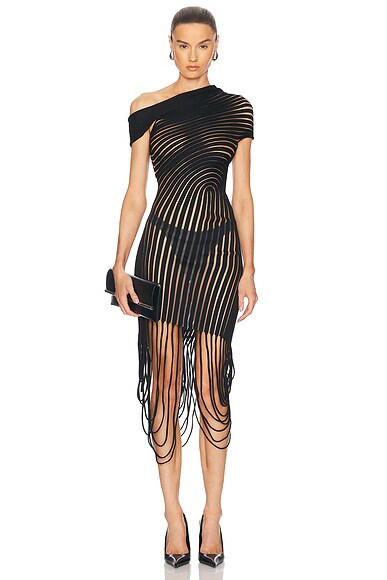 Off The Shoulder Midi Dress