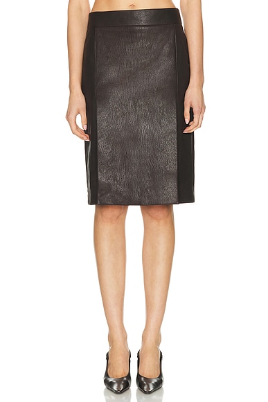 Ferragamo Pencil Skirt in Expresso