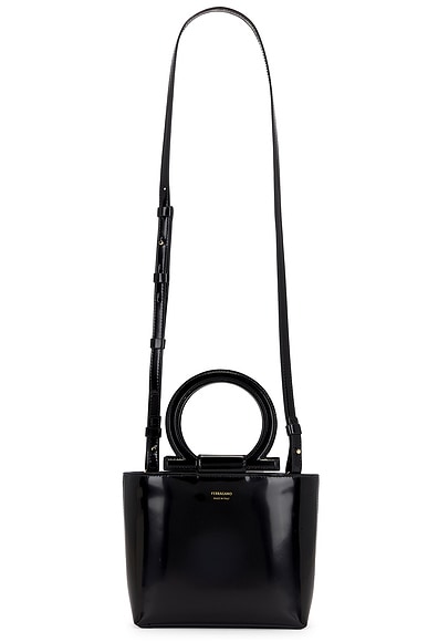 Ferragamo Top Handle Bag in Nero