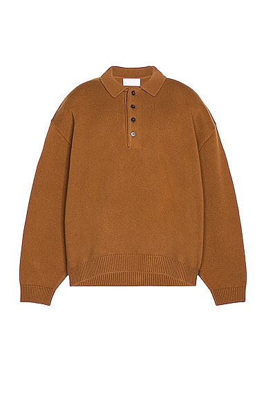 Fear of God Exclusively for Ermenegildo Zegna Polo Shirt in Vicuna