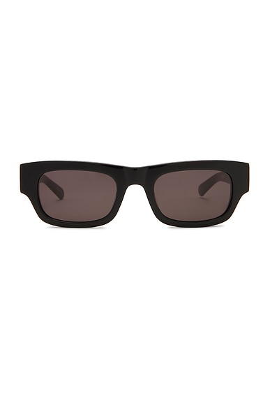 Flatlist Frankie Solid Black Sunglasses