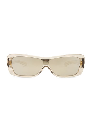 Flatlist X Veneda Carter Disco Sunglasses In Crystal Grey & Silver