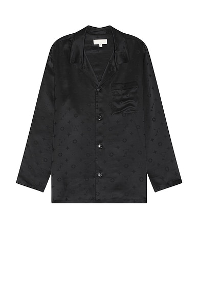 Men's Silk Jacquard PJ Top