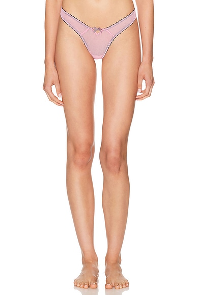 Sabrina Mesh Thong