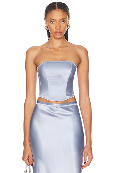 Silk Corset Top