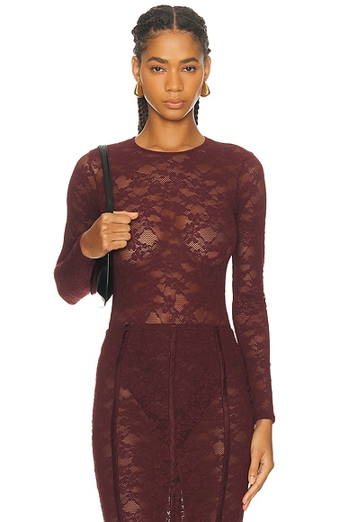 Le Stretch Long Sleeve Bodysuit