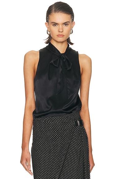 Silk Blouson Bodysuit