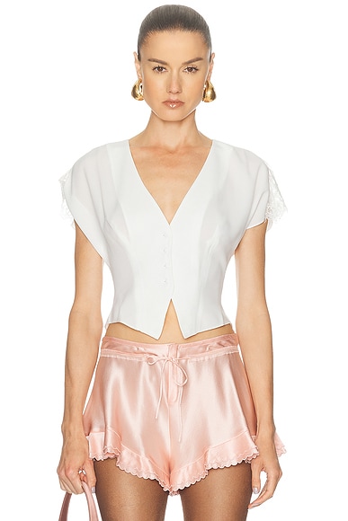 Georgette Flounce Top