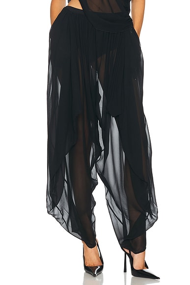 Francesco Murano Balloon Trouser in Black