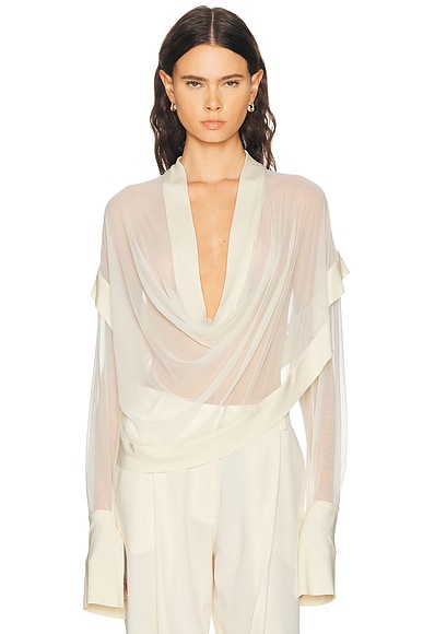 Cowl Neck Blouse