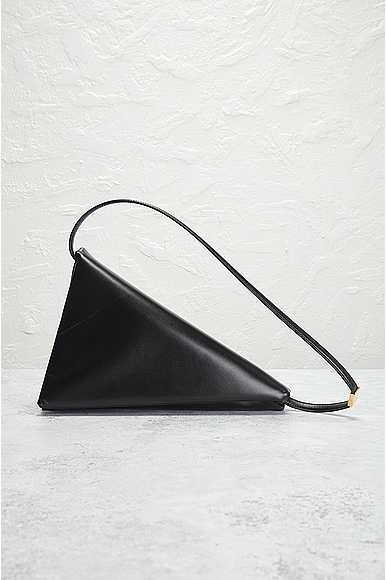 Shop Marni Prisma Triangle Bag In Black