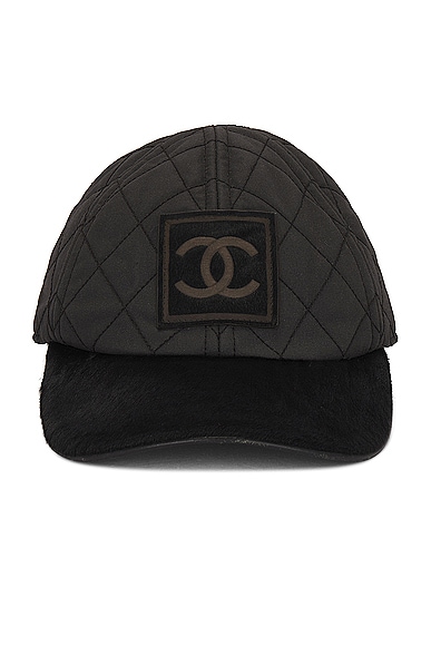 FWRD Renew Chanel Sport Cap in Black