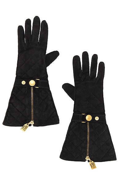 Chanel Suede Gloves