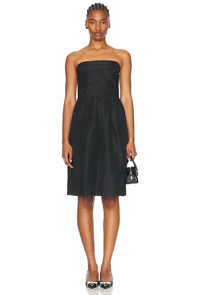FWRD Renew Dolce & Gabbana Bustier Dress in Black